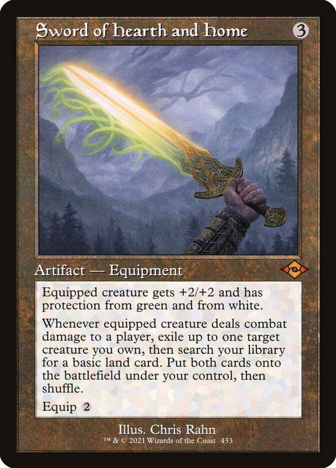 Sword of Hearth and Home (Retro Frame) (Foil Etched)