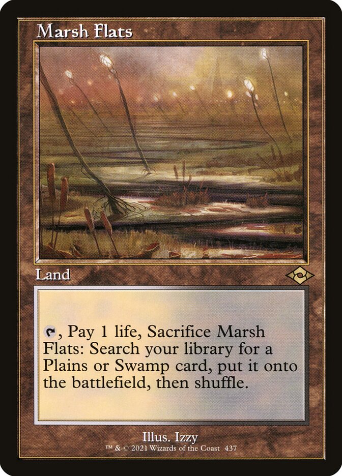 Marsh Flats (Retro Frame) (Foil Etched)