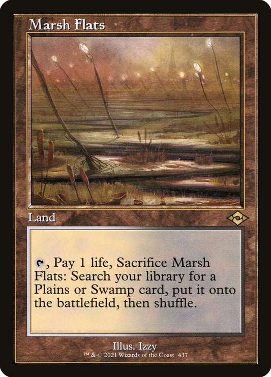Marsh Flats (Retro Frame) (Foil Etched)
