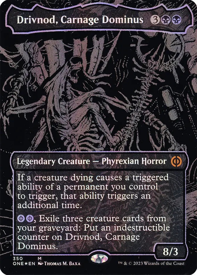 Drivnod, Carnage Dominus (Oil Slick Raised Foil)