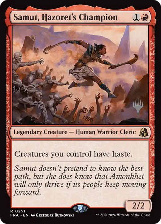 Samut, Hazoret's Champion (Promo)