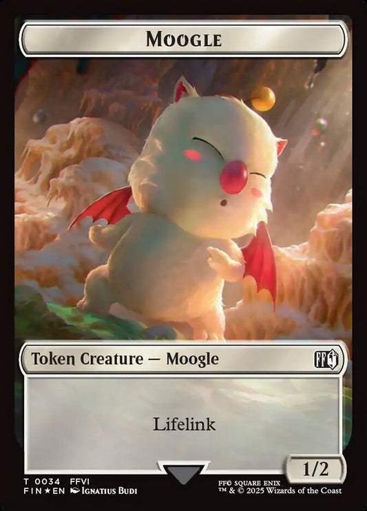 Moogle (0034) // Treasure (0036) Double-Sided Token (Surge Foil) 