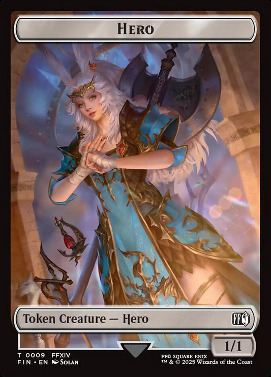 Hero (0009) // Elemental Double-Sided Token 