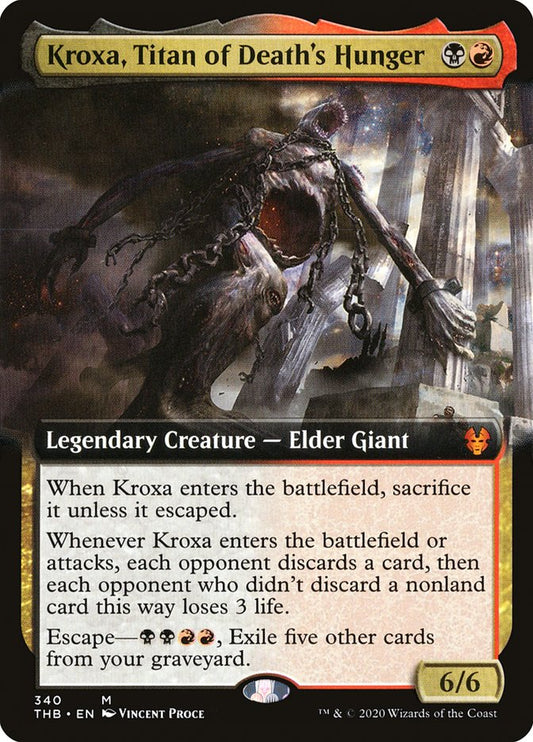 Kroxa- Titan of Death's Hunger (Extended Art)