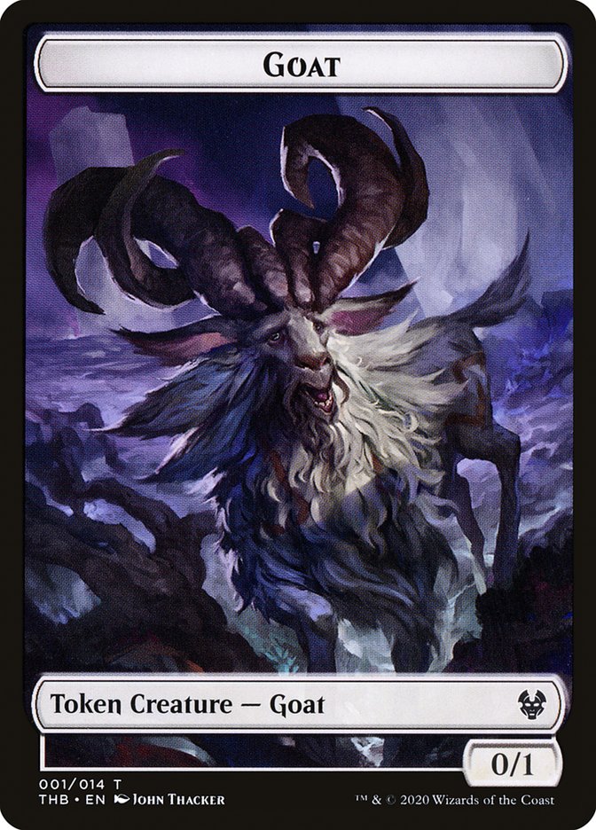 Goat - Satyr Double-sided Token
