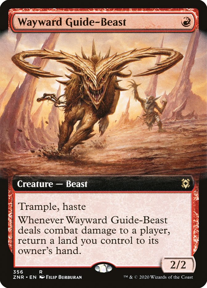 Wayward Guide-Beast (Extended Art)