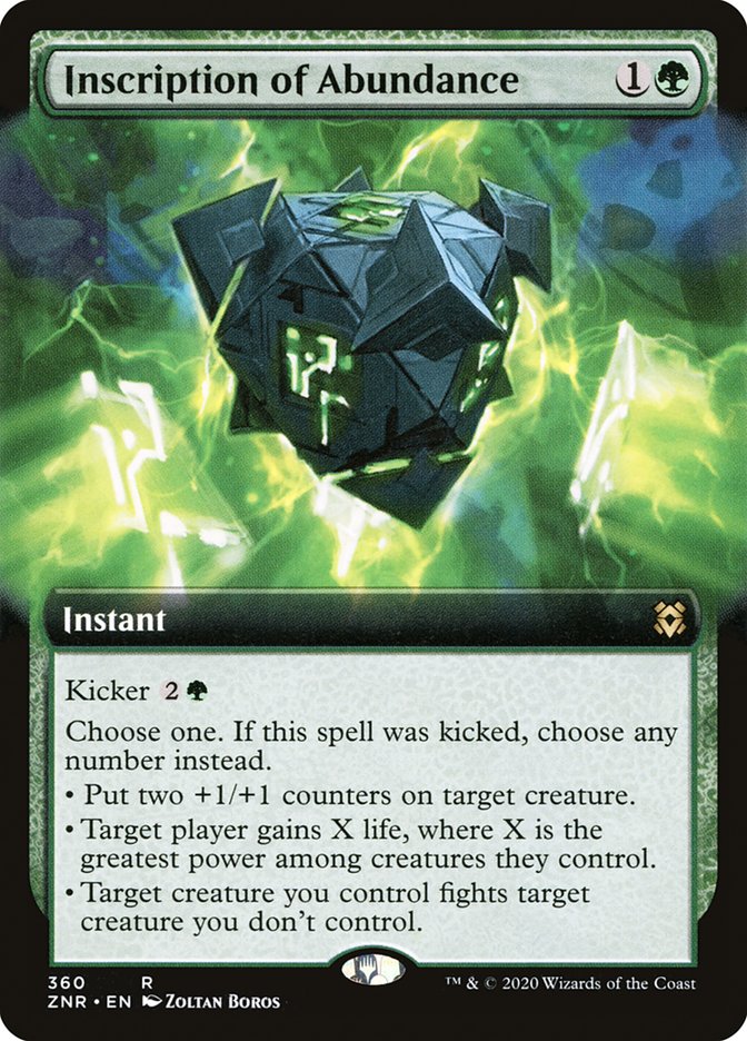 Inscription of Abundance (Extended Art)